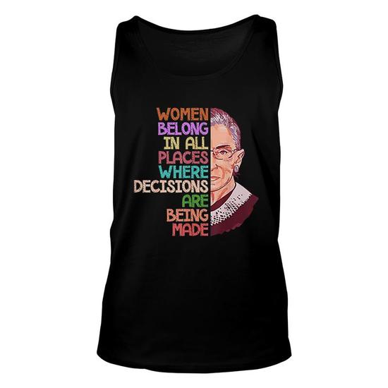 Ruth Bader Ginsburg Quote - Feminist Women Gifts Tank Top Ruth Bader Ginsburg Quote - Feminist Women Gifts Tank Top
