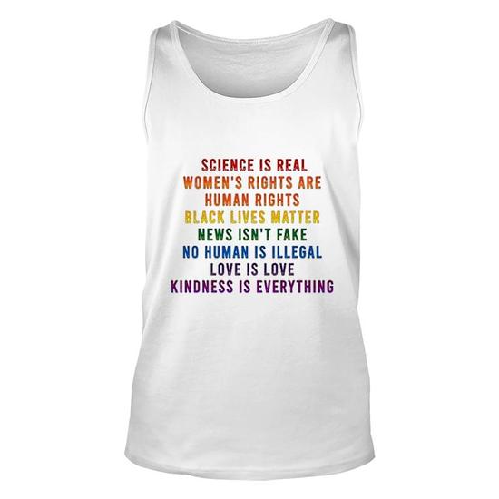 Science Is Real Black Lives Matter Love Is Love Tank Top Science Is Real Black Lives Matter Love Is Love Tank Top