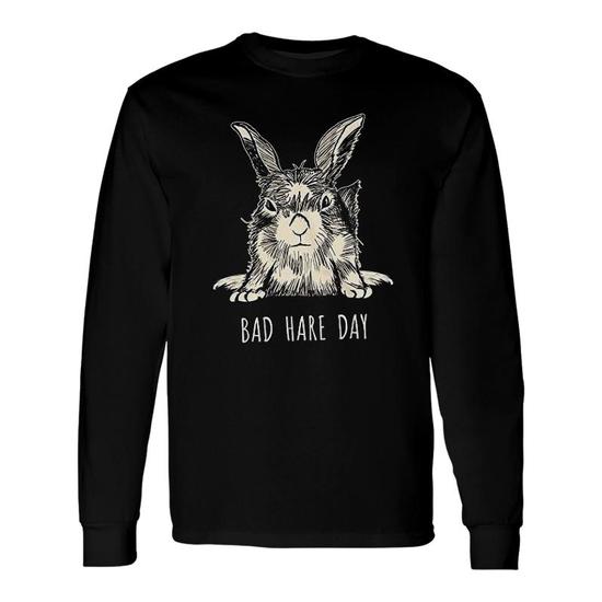 Bad Hare Day Long Sleeve T-Shirt | Mazezy UK