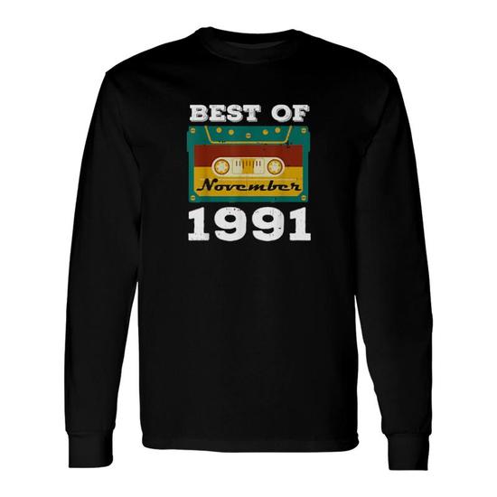 Vintage November 1985 34th Birthday Gift Retro Cassette Tape T-Shirt Vintage November 1985 34th Birthday Gift Retro Cassette Tape T-Shirt