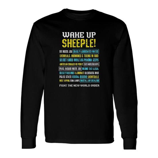 Wake Up Sheeple Shirt - Conspiracy Theorist Shirt Wake Up Sheeple Shirt - Conspiracy Theorist Shirt
