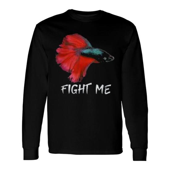 Betta T-shirt (Siamese Fighting Fish) - Black Graphic Tee In