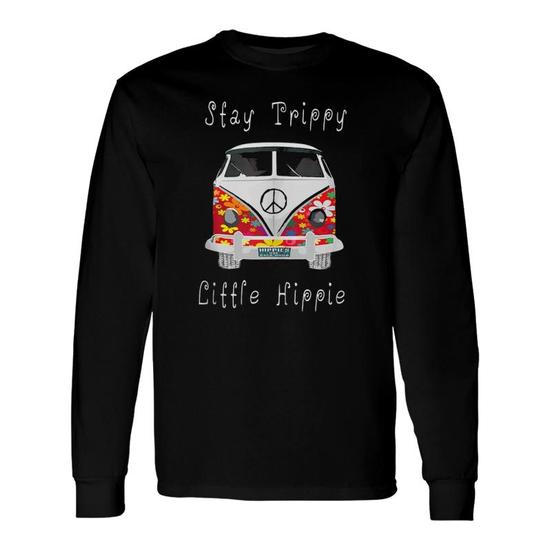 Stay Trippy Little Hippie Peace Sign Van Summer Gift Shirt