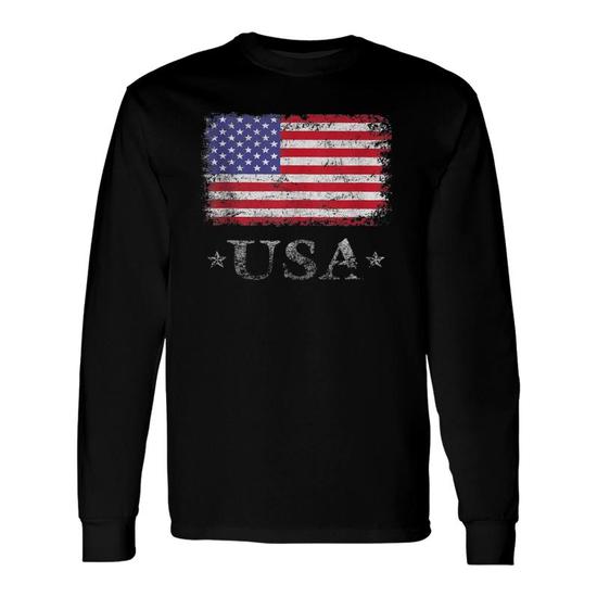 Usa Flag T-Shirt 4th July Fourth Red White Blue Star Stripes Usa Flag T-Shirt 4th July Fourth Red White Blue Star Stripes