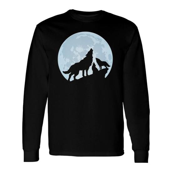 Wolf Howling At The Moon Wallpaper