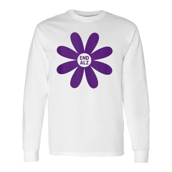 Alzheimer's Awareness T-Shirt - Purple End Alz Endalz Alzheimer's Awareness T-Shirt - Purple End Alz Endalz