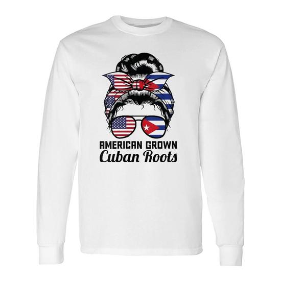 American Grown With Cuban Roots - Cuba T-Shirt American Grown With Cuban Roots - Cuba T-Shirt