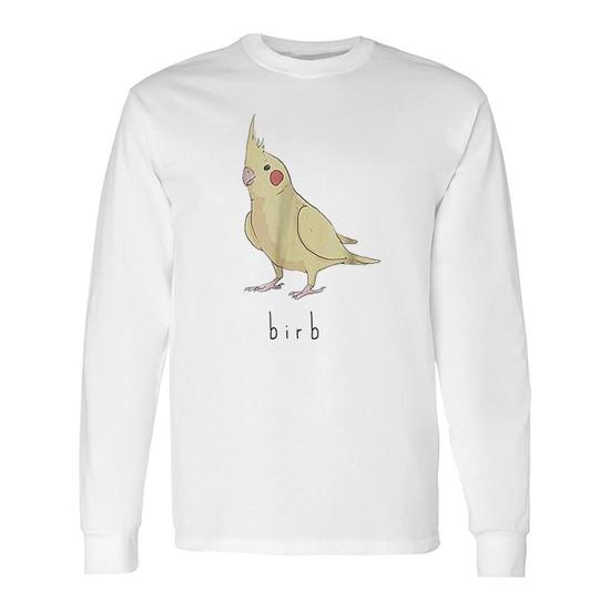Birb Meme Shirt - Yellow Cockatiel Bird T-Shirt