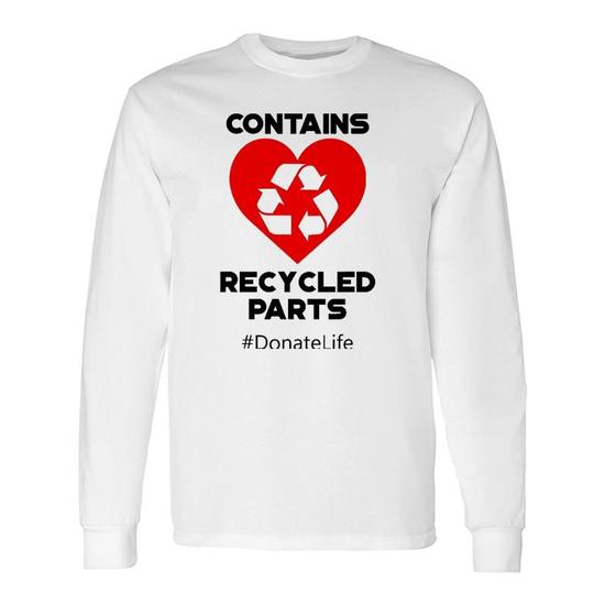 Contains Recycled Parts Heart Recycle Transplant Recipients