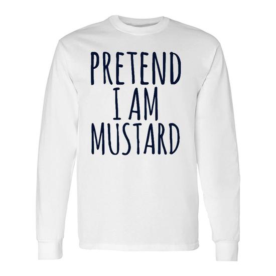 Pretend Mustard Costume Halloween Matching Ketchup Easy T-Shirt Pretend Mustard Costume Halloween Matching Ketchup Easy T-Shirt