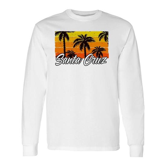Santa Cruz California Retro Sunset Shirt Santa Cruz California Retro Sunset Shirt