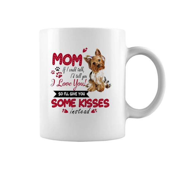 MyFaveGift Yorkie Mom Gift Water Bottle - 20oz Sport Bottle For Yorkshire Terrier Lovers