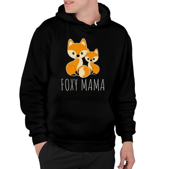 Funny Mother's Day Gift T-Shirt Foxy Mama Fox Pun Present Funny Mother's Day Gift T-Shirt Foxy Mama Fox Pun Present