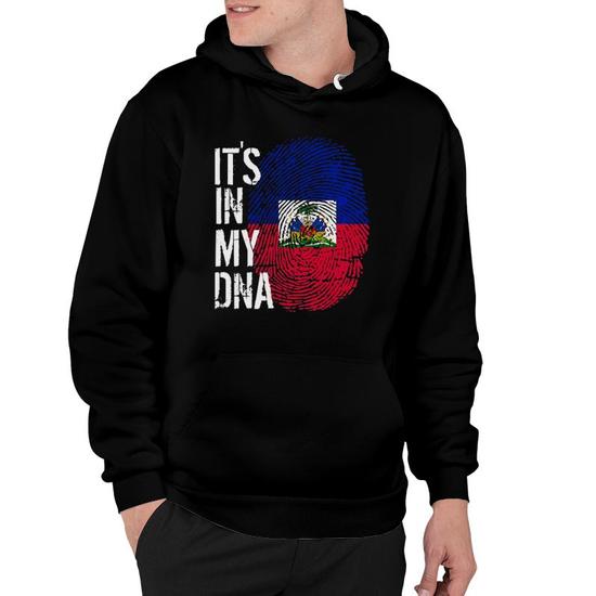 Haitian Shirt Haiti Is In My Dna Thumb Print Flag Emblem Haitian Shirt Haiti Is In My Dna Thumb Print Flag Emblem