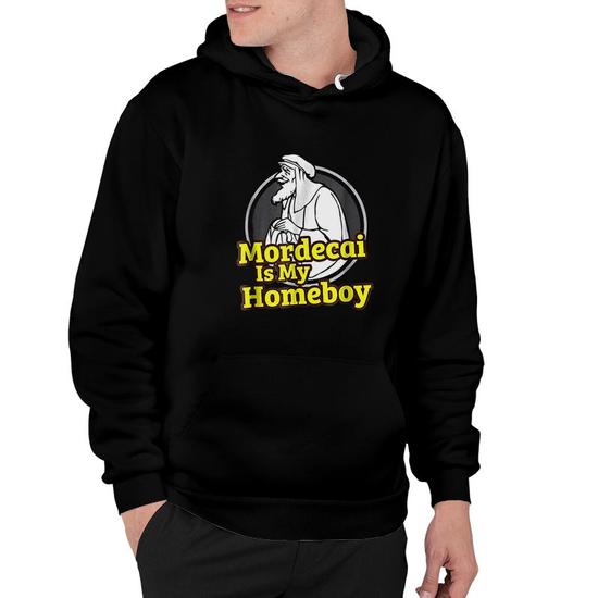 Mordecai Is My Homeboy Purim Funny Jewish Costume Hoodie Thegiftio UK