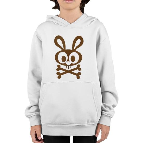 Kawaii Pshyco Sad Bunny Rabbit Youth Hoodie Mazezy UK