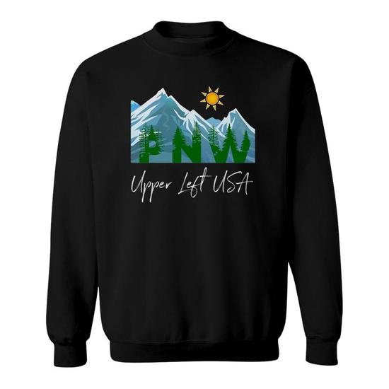 Upper left usa sweatshirt sale