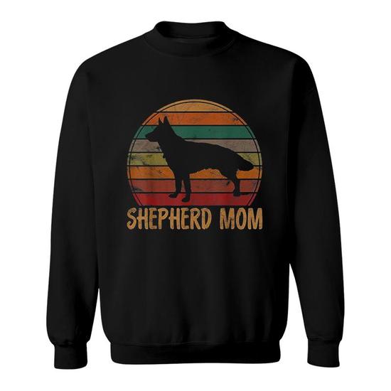 Retro German Shepherd Mom Gift Dog Mothers Day Sweatshirt Thegiftio UK