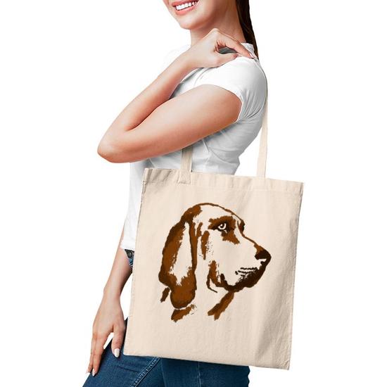 Bloodhound Dog Tee Pet Lover Tote Bag Mazezy