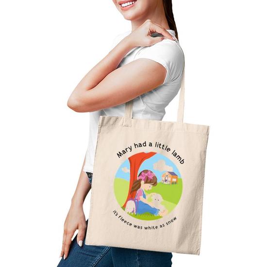 Beloved Little White Lamb Sweet {Tote Bag} Beloved Little White Lamb Sweet {Tote Bag}