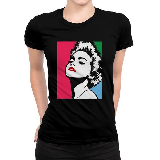 Legend Madonna-Pop Art Women T-shirt | Mazezy