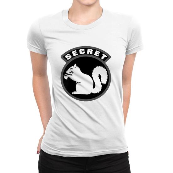 Secret Squirrel Military Intelligence Field Patch T-Shirt Secret Squirrel Military Intelligence Field Patch T-Shirt