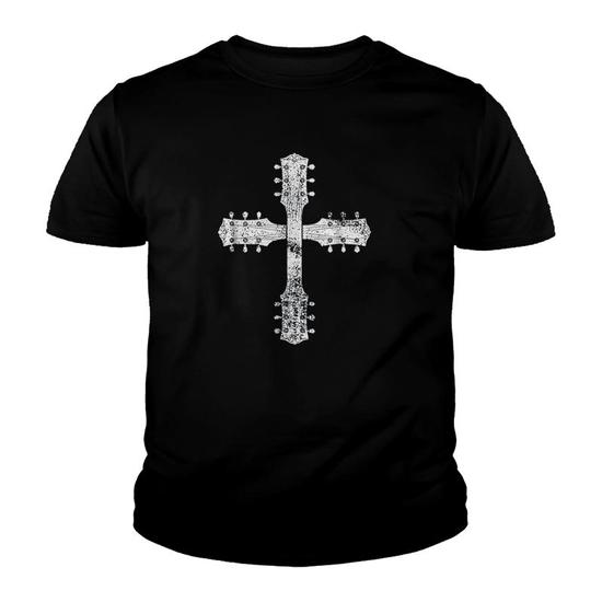 Christian Worship Team Guitar Cross Shirt Christian Worship Team Guitar Cross Shirt