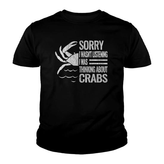 Crabbing T-Shirt - Funny Crab Hunter Listening Crabbing T-Shirt - Funny Crab Hunter Listening