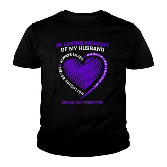 Love Miss My Husband Tshirt In Memory Of Husband In Heaven