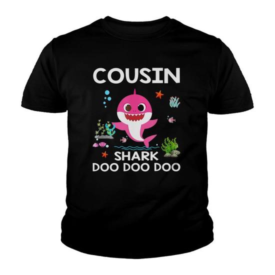Cousin Shark Doo Doo T-Shirt Funny Gifts For Men Women
