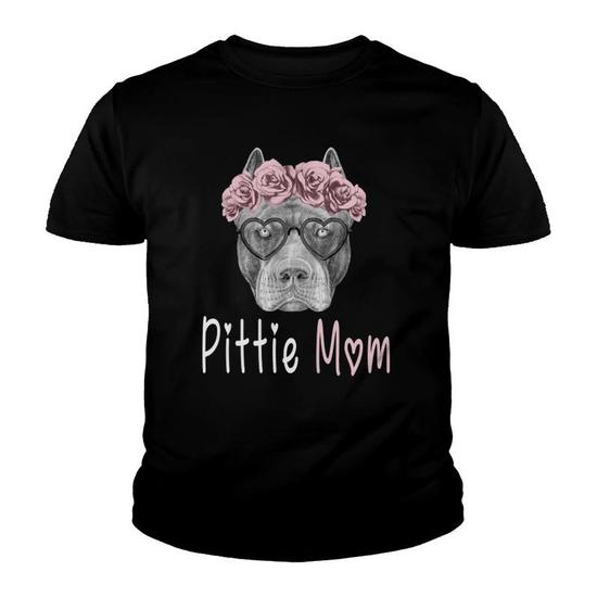 Pittie Mom Shirt For Pitbull Dog Lovers-Mothers Day Gift Pittie Mom Shirt For Pitbull Dog Lovers-Mothers Day Gift