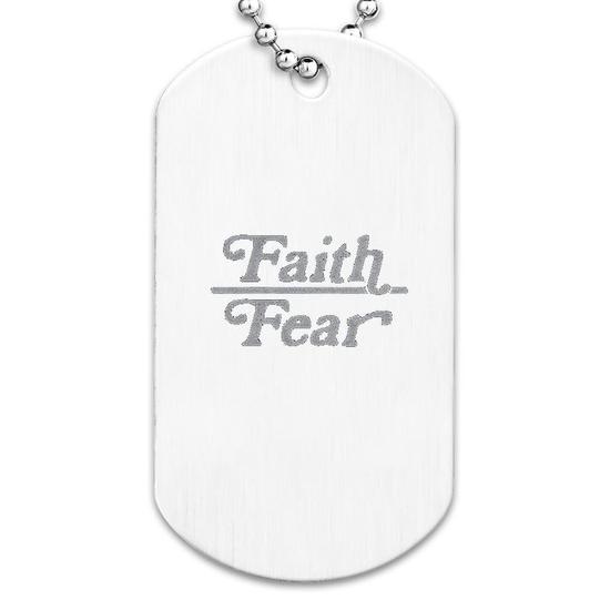 Faith Dog Tags Necklaces