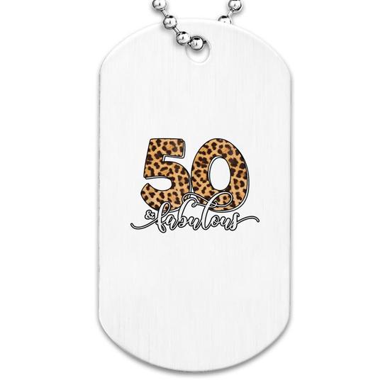 Birthday Dog Tag Necklaces