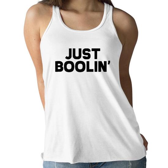 Mens Just Boolin Funny Fraternity Bro Frat Boy College Party Tank Top Women Flowy Tank Mazezy