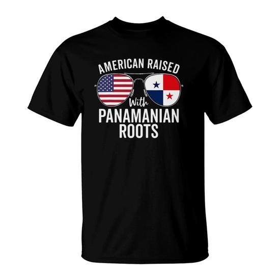 American Raised With Panamanian Roots Panama T-Shirt American Raised With Panamanian Roots Panama T-Shirt