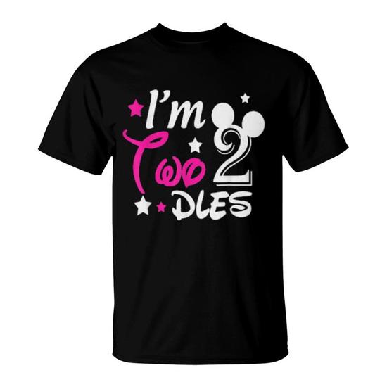 Kids Oh Twodles - Happy 2nd Birthday Tshirt For Kids!