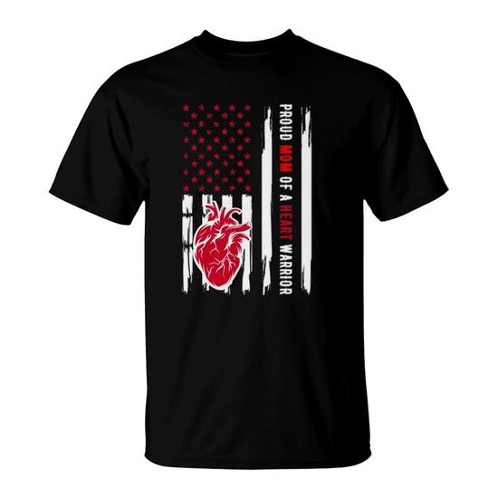 Mom Of A Heart Warrior Chd Awareness Shirt Mom Of A Heart Warrior Chd Awareness Shirt