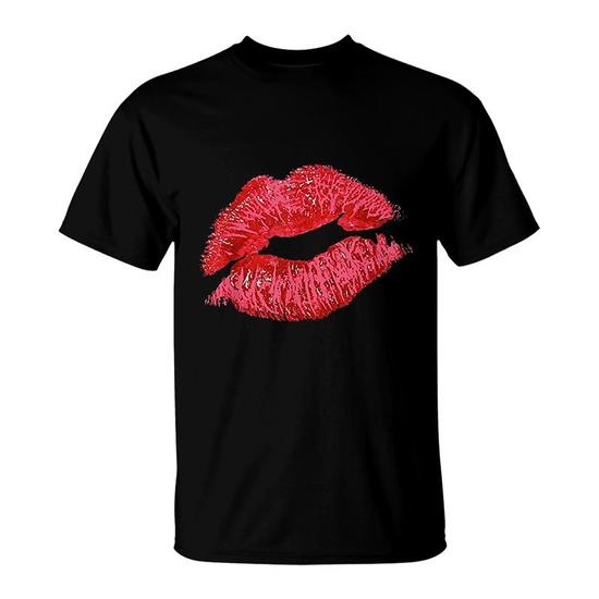 Sexy Lips Red Lipstick Kiss T-Shirt Sexy Lips Red Lipstick Kiss T-Shirt