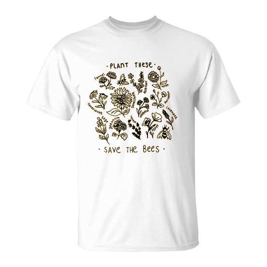 save the bees graphic tee