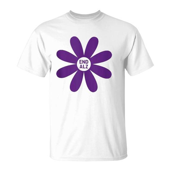 Alzheimer's Awareness T-Shirt - Purple End Alz Endalz Alzheimer's Awareness T-Shirt - Purple End Alz Endalz