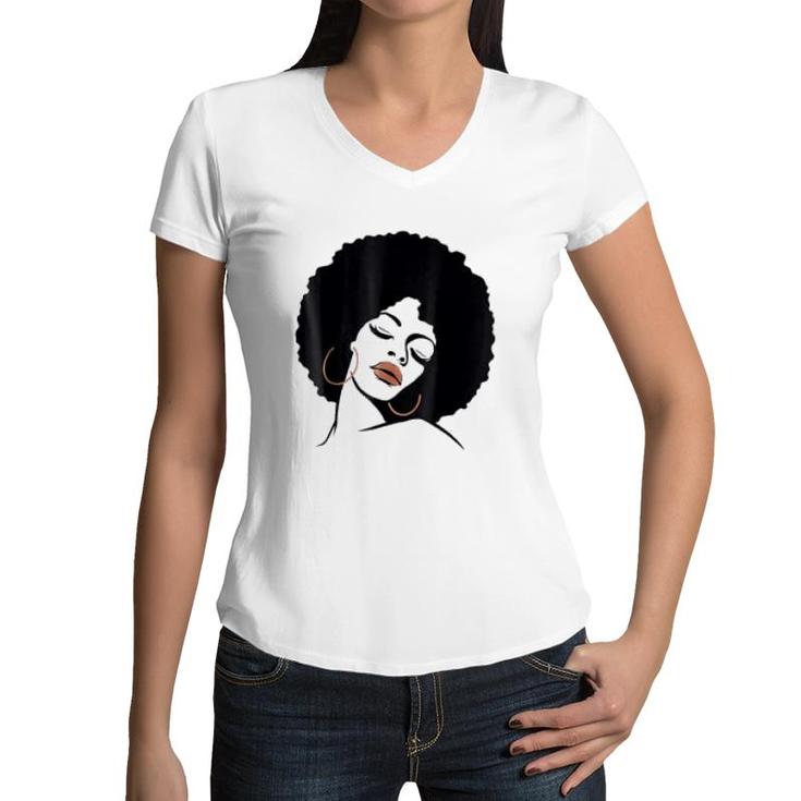 Black Girl Magic Best Gift Women V-Neck T-Shirt
