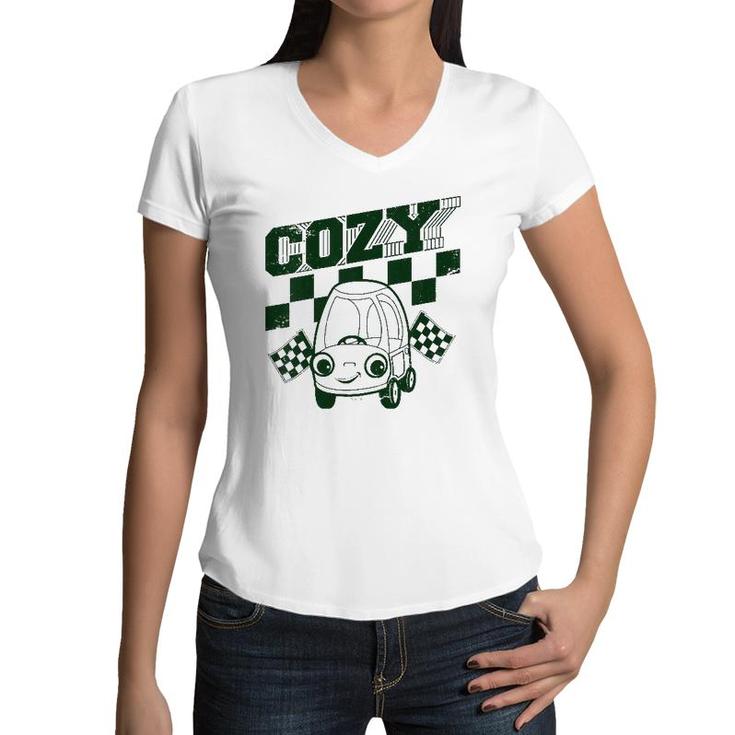 Kids Little Tikes Cozy Coupe Women V-Neck T-Shirt