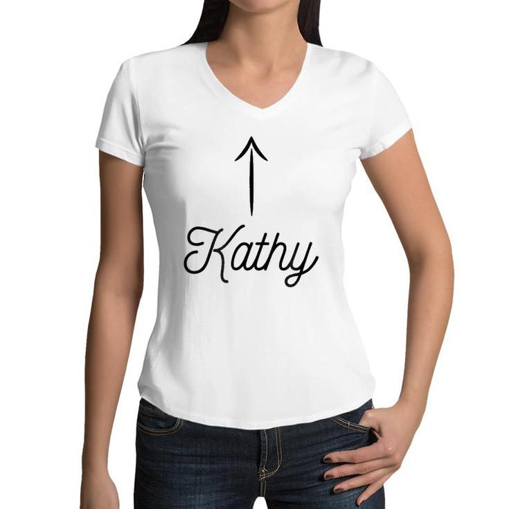 That Says The Name Kathy For Women Girls Kids Women V-Neck T-Shirt