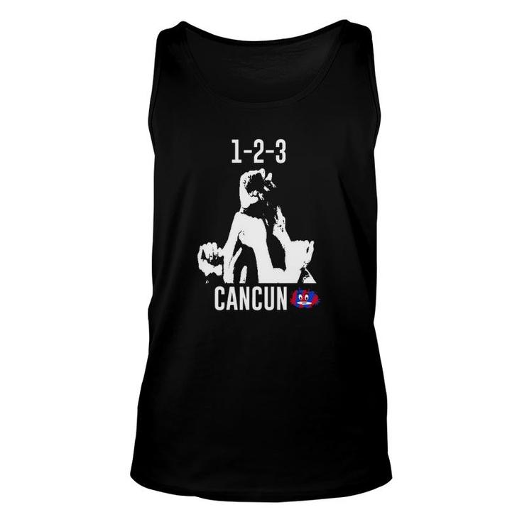 1-2-3 Cancun Vacation Funny Meme For Detroit Unisex Tank Top