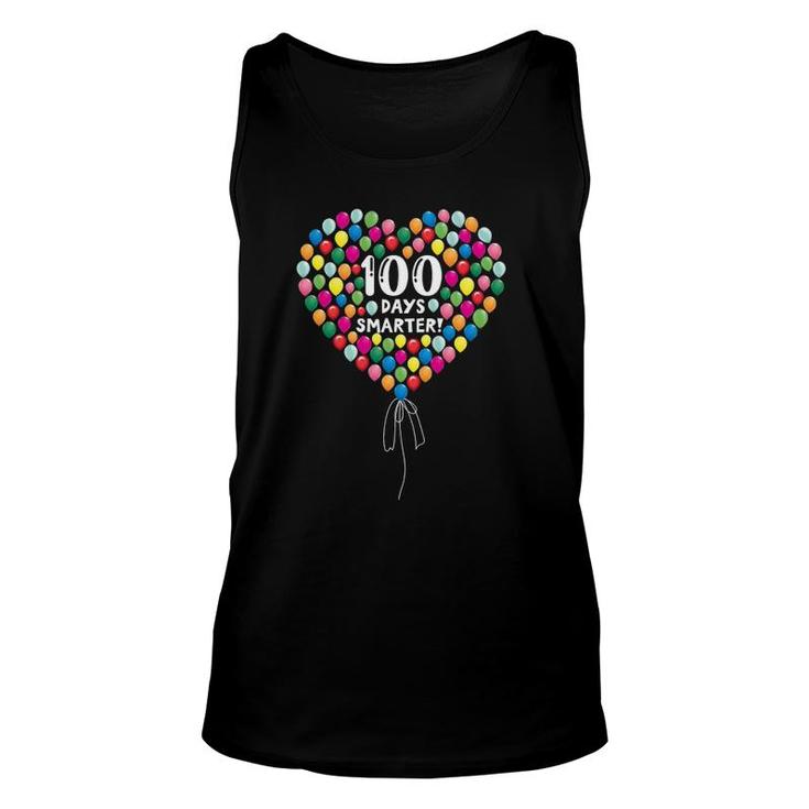 100 Balloons 100Th Day Of School Virtual Teachers Students Unisex Tank Top