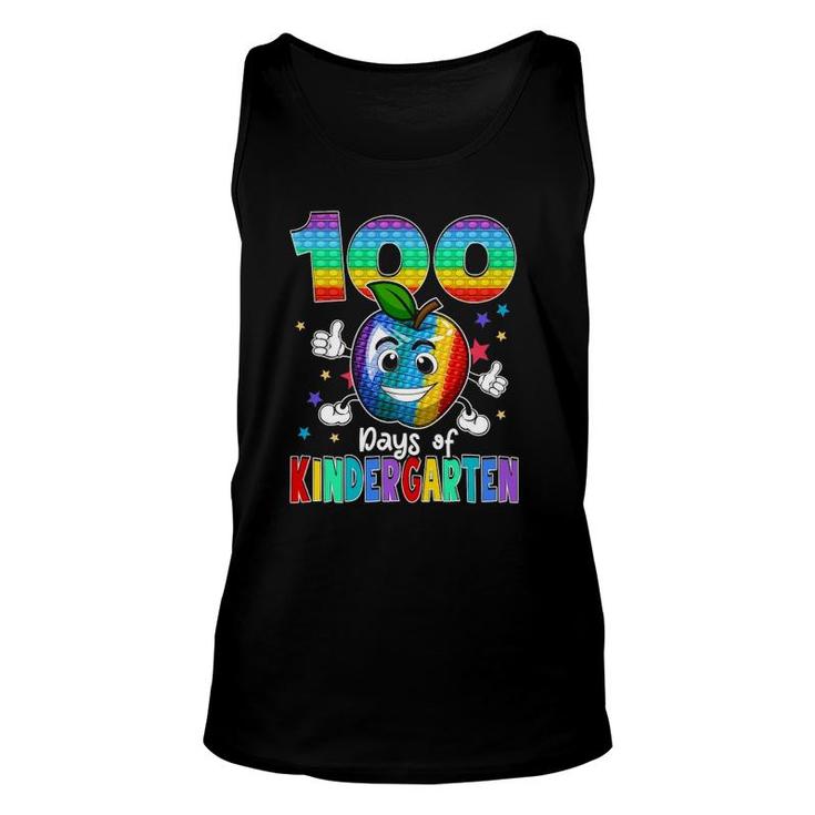 100 Days Of Kindergarten School Happy 100Th Day Pop Unisex Tank Top