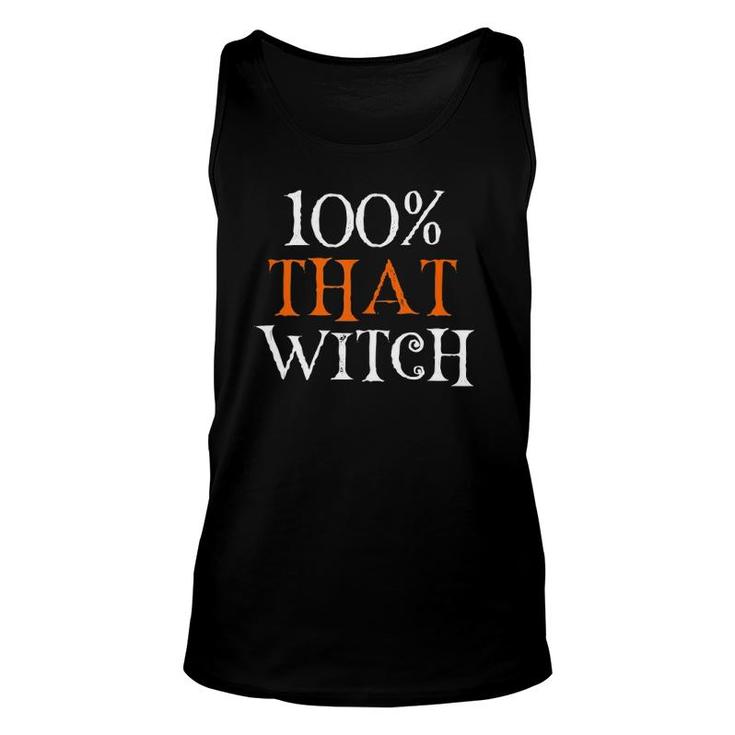 100 Percent That Witch  Unisex Tank Top