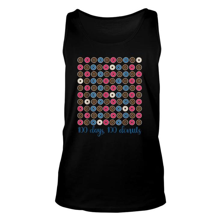 100Th Day Of School  100 Donuts Tee Unisex Tank Top