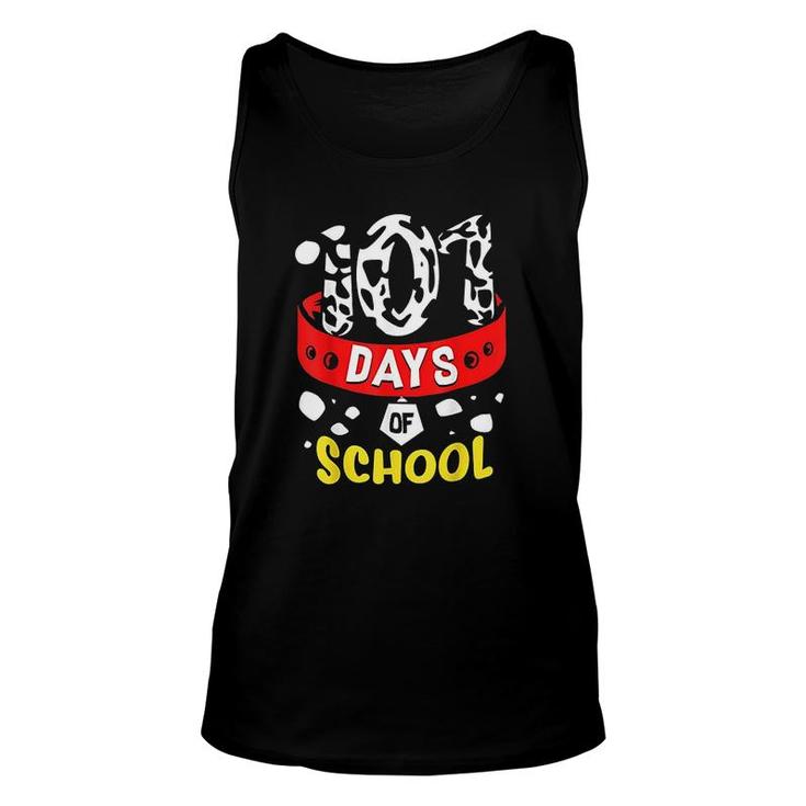 101 School Days Unisex Tank Top