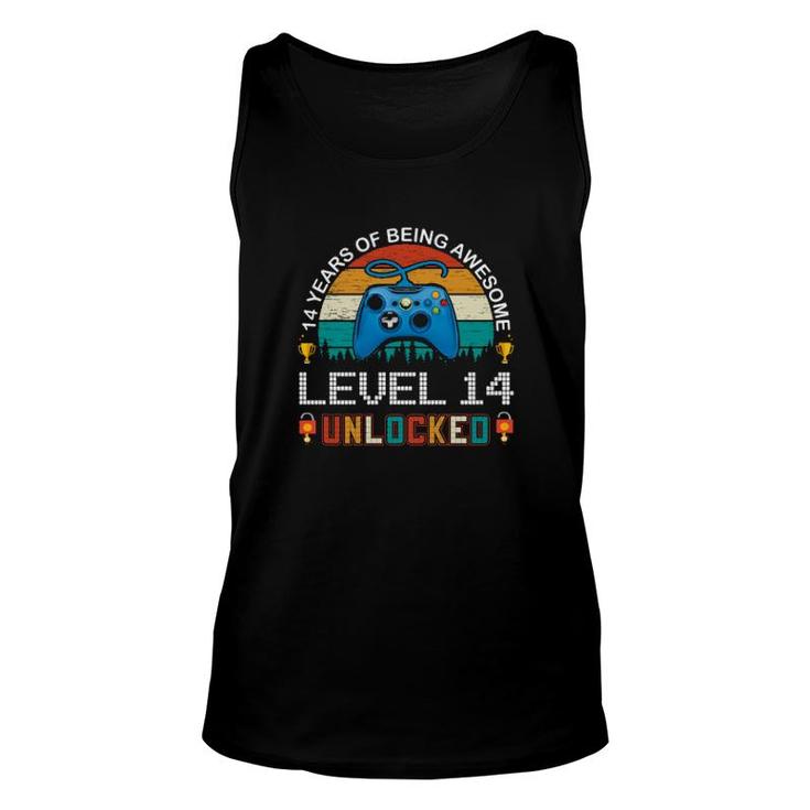 14 Years Of Being Awesome Unisex Tank Top